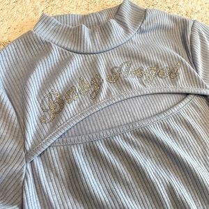 Baby Blue Cutie Crop Top